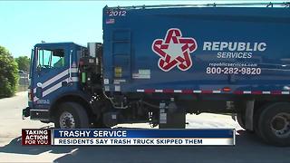 Residents upset over trashy service