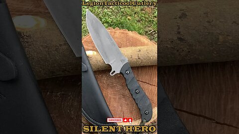 Quiet! Silent Hero, Tops Knives! #fixedblade #22aday #makerknife #22adaynomore #blade