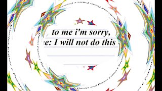 Don't say to me, I'm sorry, say to me... [Quotes and Poems]