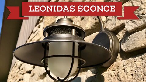 Globe Electric 44209 Leonidas Bronze Finish Outdoor Wall Sconce Light Review