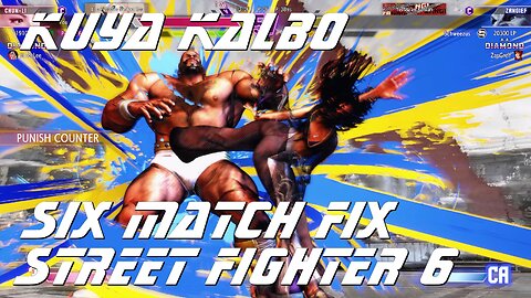 Kuya Kalbo Six Match Fix with Chun Li on Street Fighter 6 as Puyat 04-04-2024