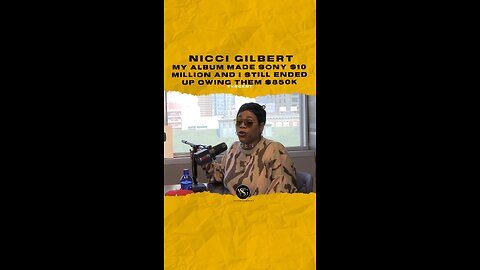 #niccigilbert My album made Sony $10 million and I still ended up owing them $850k. 🎥 @bhighatl