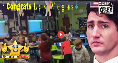 Children in Las Vegas rejoice as the teacher announces mask mandates are to be lifted.