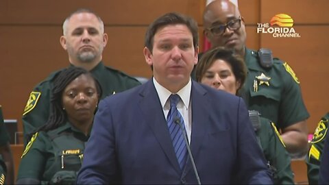Gov. Ron DeSantis announces election fraud arrests during news conference at Broward County Courthouse