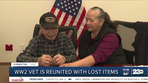 World War 2 veteran reunited with personal possessions after seven decades