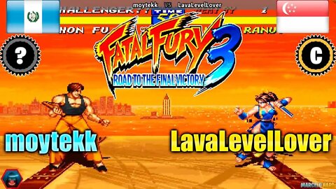 Fatal Fury 3 (moytekk Vs. LavaLevelLover) [Guatemala Vs. Singapore]