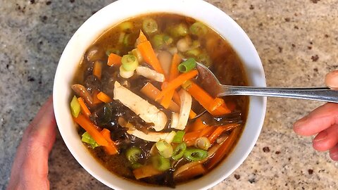How to make keto hot and sour soup | Keto vegan