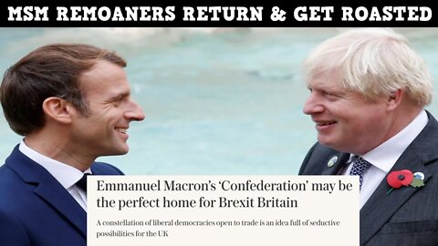 MSM Journo Promotes The UK Joining Macron's New EU Federation & Gets Roasted