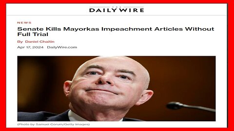 Senate Dems Kill Mayorkas Impeachment Before It Even Started