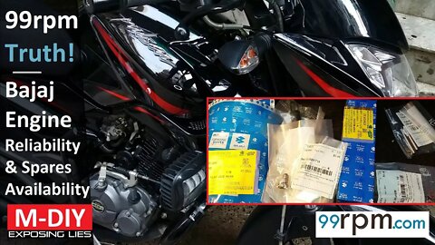 Unboxing 3rd Order From 99rpm.com | Avoid Frauds | Bajaj Reliability & Spares Availability [Hindi]
