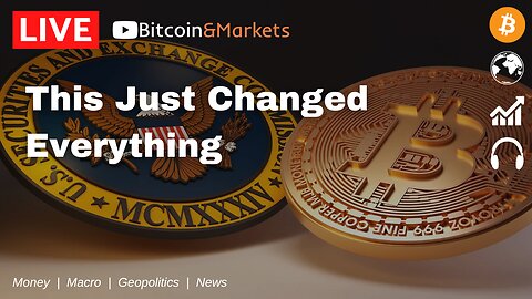 This Just Changed EVERYTHING, Bitcoin ETF IMMINENT!