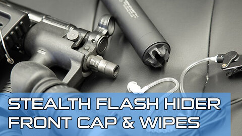 Stealth Flash Hider Front Cap for Griffin Armament Pistol Suppressors