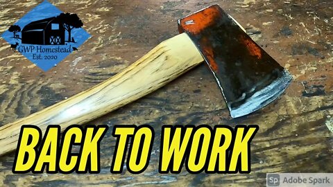 Fitting a Hatchet Handle | Putting Dad's old hatchet back to work.
