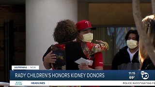 Rady Children’s honors kidney donors