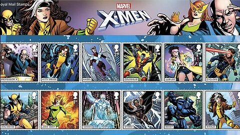 X-Men Presentation Pack by the Royal Mail (Stamp Collection)