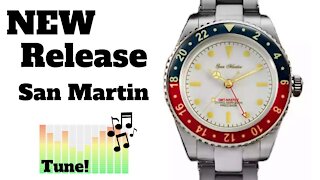 San Martin NEW Watch Release Nov 2020 - Vintage GMT SN005-G