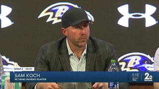 Ravens longtime punter Sam Koch retires