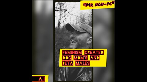 MR. NON-PC- Feminism Created Dog Mom's And Beta Males