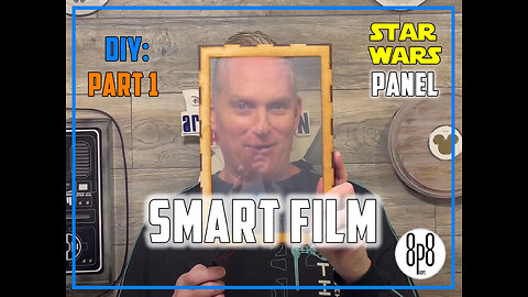 DIY: SMART FILM -Part 1 - Star Wars Panel #starwars #smartfilm #disney #led #diy #babyyoda #grogu