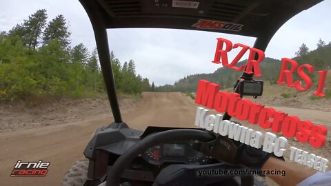 RZR RS1 100kmph Crash Landing @Kelowna Motocross Track | Irnieracing Teaser