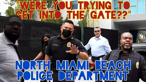 City Manager Calls Chief And 5 Cops. ID Refusal. North Miami Beach Police. Florida.