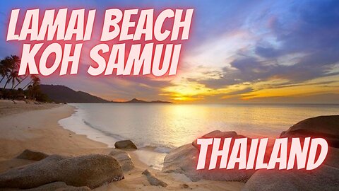 Lamai Beach Koh Samui Thailand หาดละไม