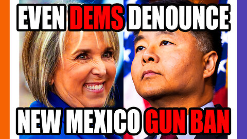 Democrat Opposes New Mexico Gun Policy That Matches His Own State's Policy