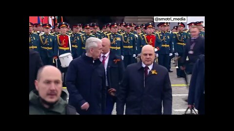 Mikhail Mishustin, Sergei Sobyanin & Patriarch Kirill Arrive To Red Square To Celebrate Victory Day