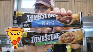 Tombstone PIZZA STIX Review | Pepperoni & Supreme Pizza 🍕😮