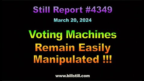 Voting Machines Remain Easily Manipulated, 4349
