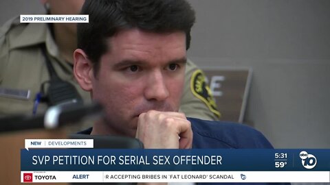 'Sexually Violent Predator' petition filed for convicted serial sex offender