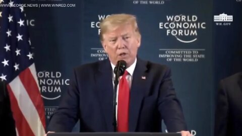 President Trump Holds a Press Conference at the World Economic Forum, Jan 22, 2020 - @GEORGEnews