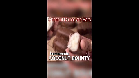 Easy to make Homemade coconut bounty