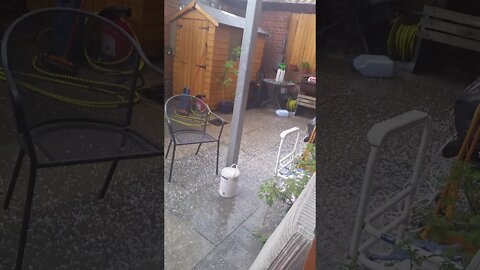 Hail Stones in the U.K - 2015