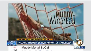 Wizard-themed 5K abruptly canceled