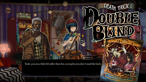 Death Trick: Double Blind - The Missing Magician (Visual Novel Adventure Hybrid Game)