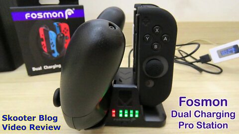 [Review] Fosmon Joy Con and Pro Controller Charging Dock, 2-in-1 Dual Charger