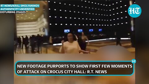 Moscow Attack_ New Video Shot By Survivor Shows Gunshots, People Running, Hiding Behind… _ Russia