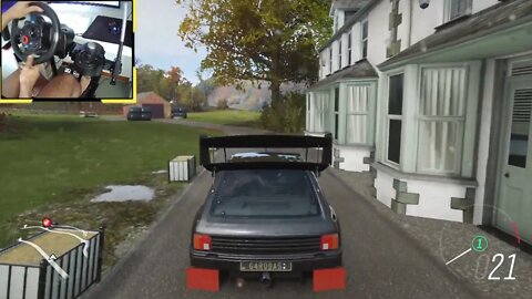 PEGEOUT 205 TURBO 16 Forza Horizon 4 gameplay Logitech g29