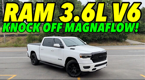 RAM 3.6L V6 w/ MAGNAFLOW KNOCK OFF MUFFLER!