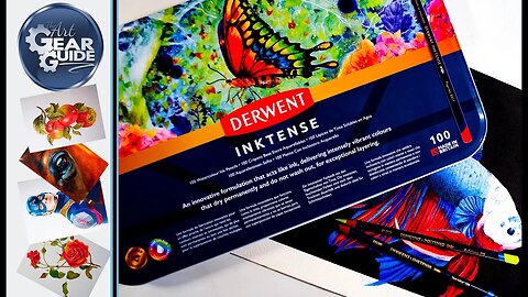 Derwent Inktense 100 Set Review, See Additional 28 Colors