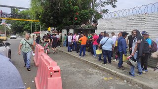 Video: Largas filas para registrar armas traumáticas en Bucaramanga