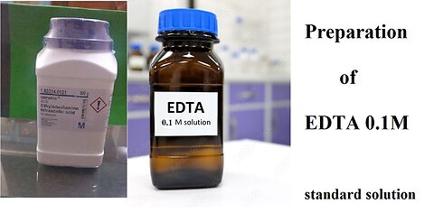 Preparation of (EDTA) Ethylene diamine tetra acetic acid 0.1 Molar standard solution for titration