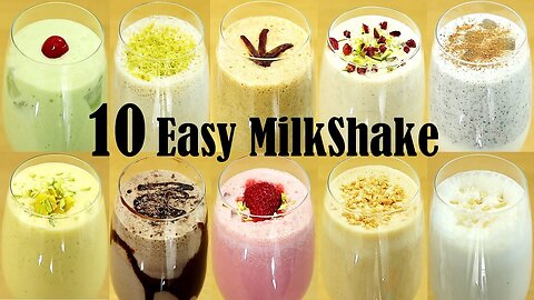 10 Easy Milkshake Recipe – How to Make Milkshake at Home