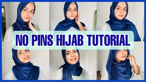 6 Hijab Styles In 3 Minutes Without Pins | Everyday Hijab Tutorial For Summers | Faiqa Hassan