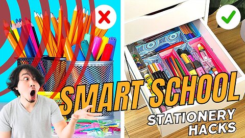 Smart School Stationery Hacks || Back to School Hacks You Will Love