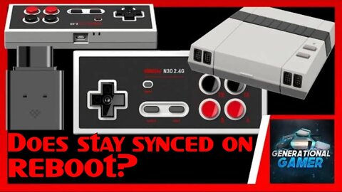Does The 8bitdo 2.4 GHz NES Controller Stay On Upon Reboot #Shorts