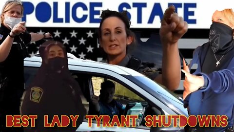 LADY TYRANTS SHUTDOWN AND *DISMISSED* INTIMIDATION FAIL. FLEXIN' RIGHTS IN A POLICE STATE. MA. FL.