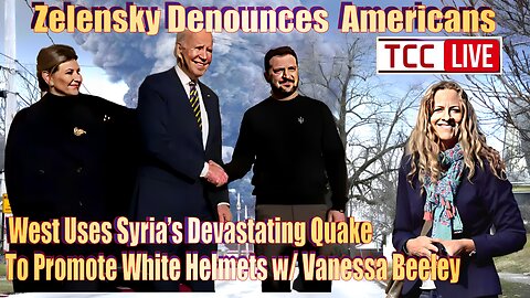 West Using Syrian Quake to Push White Helmets w/ V Beeley