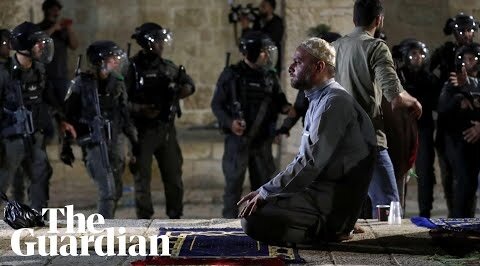 Israeli police attack Palestinians at al-Aqsa mosque in eviction protests